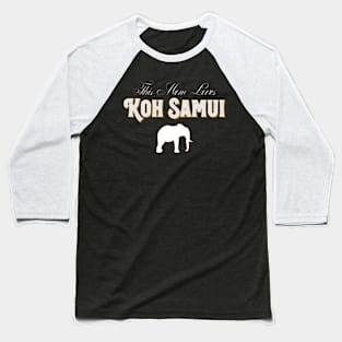 This Mom Loves Koh Samui – Elephant Tourist Design Baseball T-Shirt